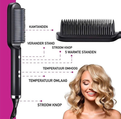 StraightenBrush™ | DE manier om uw haren te stijlen